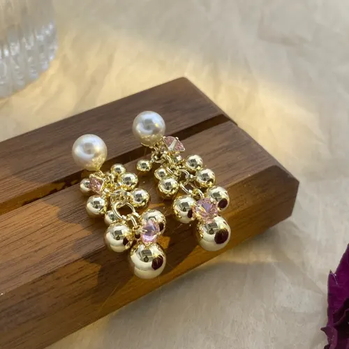Crystal Bubble Drop Earrings
