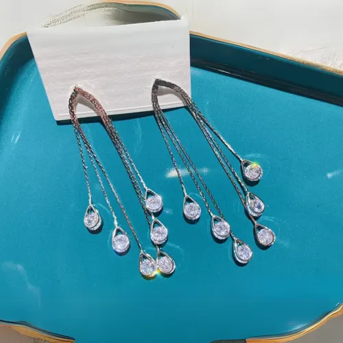 Cascade Teardrop Chain Earrings